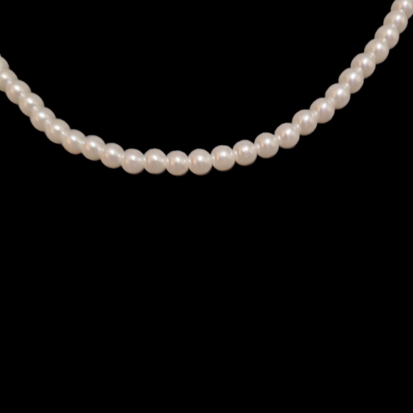 18" Vintage Faux Pearl Fashion Beaded Necklace L1 - Picture 2 of 3